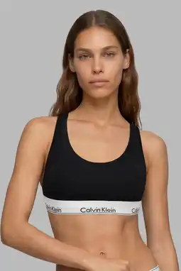 Wehkamp Calvin Klein niet-voorgevormde bh top (set van 2) zwart/lichtblauw aanbieding