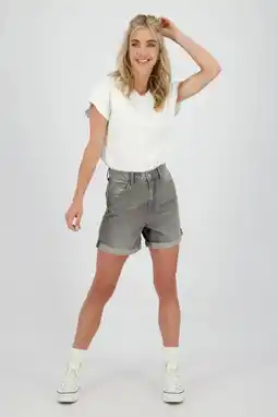 Wehkamp Raizzed regularwaist denim short grijs aanbieding