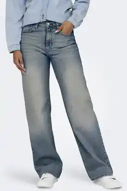 Wehkamp ONLY Onljuicy Hw Wide Dnm Tai201 highwaist wide leg jeans medium blue denim aanbieding