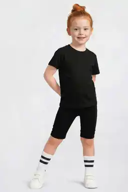 Wehkamp Anytime skinny biker short zwart aanbieding