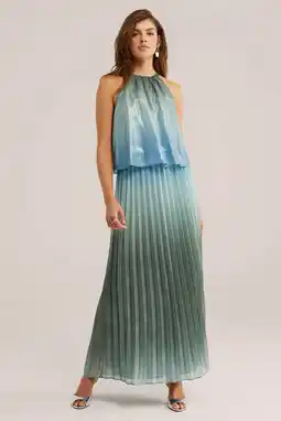 Wehkamp WE Fashion maxi jurk donkergroen aanbieding