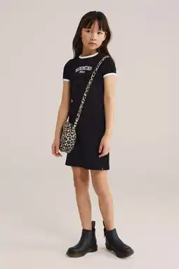 Wehkamp WE Fashion t-shirtjurk zwart aanbieding