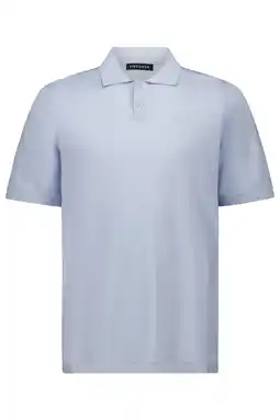 Wehkamp Airforce regular polo fijn gebreid lichtblauw aanbieding
