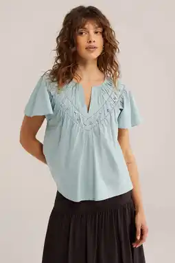 Wehkamp WE Fashion top lichtblauw aanbieding