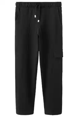 Wehkamp Mango Kids cargobroek zwart aanbieding