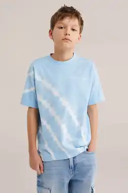 Wehkamp WE Fashion T-shirt lichtblauw aanbieding