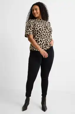 Wehkamp GREAT LOOKS high rise skinny jeans zwart aanbieding
