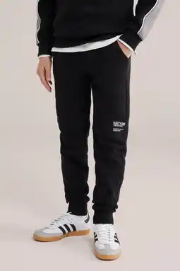 Wehkamp Salty Dog regular casual broek zwart aanbieding