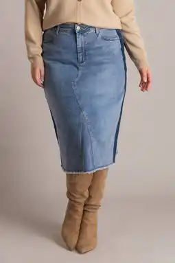 Wehkamp Yest Curve spijkerrok blauw aanbieding