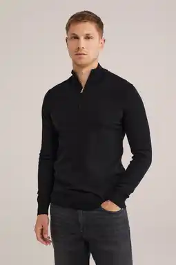 Wehkamp WE Fashion gebreide trui zwart aanbieding