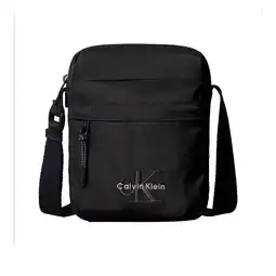 Wehkamp Calvin Klein schoudertas Bold Reporter zwart aanbieding