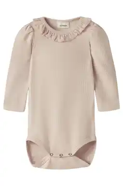 Wehkamp LIL' ATELIER BABY romper lichtroze met textuur aanbieding
