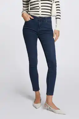 Wehkamp Morgan skinny jeans dark blue denim aanbieding