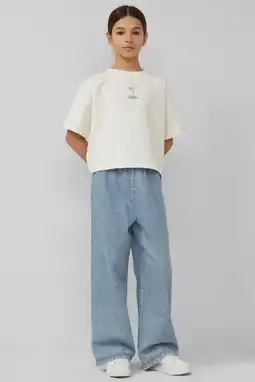 Wehkamp s.Oliver T-shirt met backprint ecru aanbieding
