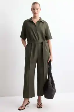 Wehkamp Mango jumpsuit kaki aanbieding