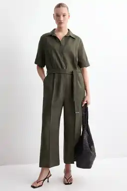 Wehkamp Mango jumpsuit kaki aanbieding