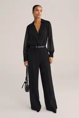 Wehkamp WE Fashion jumpsuit zwart aanbieding