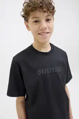 Wehkamp JACK & JONES JUNIOR T-shirt zwart aanbieding