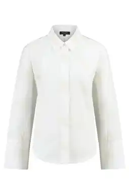 Wehkamp Claudia Sträter blouse met borduursel crème aanbieding