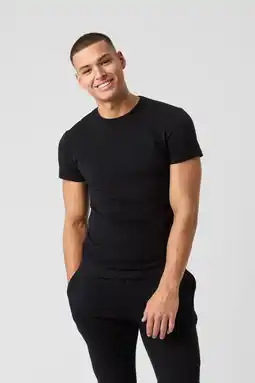 Wehkamp Björn Borg regular T-shirt zwart aanbieding