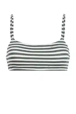 Wehkamp Protest voorgevormde bandeau bikinitop MIXELISA grijs/wit aanbieding