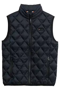 Wehkamp Superdry bodywarmer donkerblauw aanbieding