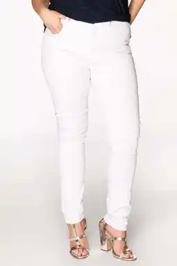 Wehkamp YOEK high waist shaping skinny jeans wit aanbieding