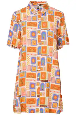 Wehkamp PIECES blousejurk multi aanbieding