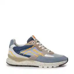 Wehkamp Floris van Bommel De Treener 06.07 sneakers lichtblauw/taupe aanbieding