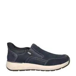 Wehkamp Rieker nubuck instappers donkerblauw aanbieding
