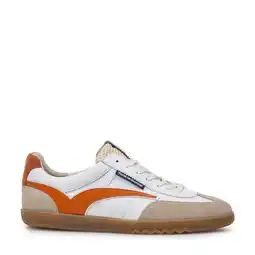 Wehkamp Floris van Bommel De Zaler 01.17 leren sneakers wit/rood aanbieding