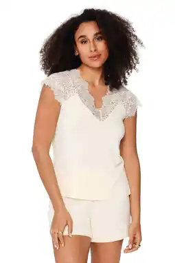 Wehkamp LingaDore shortama lichtgeel aanbieding