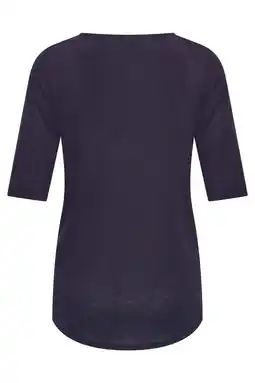 Wehkamp Claudia Sträter top donkerblauw aanbieding