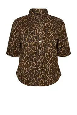 Wehkamp Zizzi top met panterprint beige aanbieding