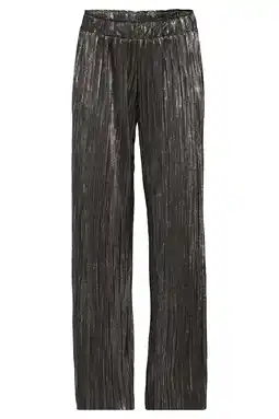 Wehkamp Anytime plisse wide leg zilver aanbieding