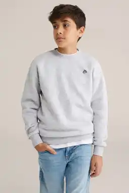 Wehkamp WE Fashion sweater grijs melange aanbieding