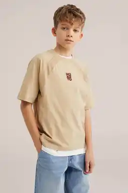 Wehkamp WE Fashion T-shirt zand aanbieding