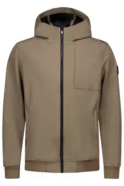 Wehkamp Airforce softshell jas bruin aanbieding