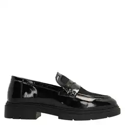 Wehkamp Manfield lakleren loafers zwart aanbieding