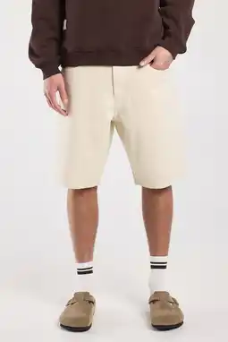 Wehkamp America Today Nate denim relaxed short beige aanbieding