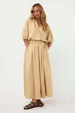 Wehkamp AMAYA Amsterdam maxi rok beige aanbieding