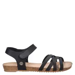 Wehkamp Nelson imitatieleren sandalen zwart aanbieding