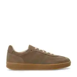 Wehkamp Manfield suède sneakers taupe aanbieding