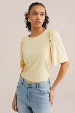 Wehkamp WE Fashion top lichtgeel aanbieding