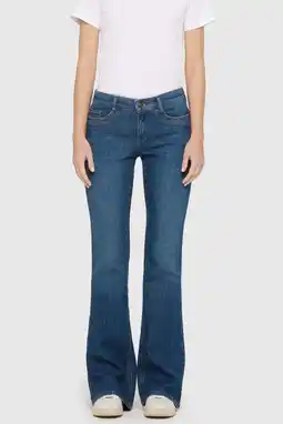 Wehkamp MAC flared jeans medium blue denim aanbieding