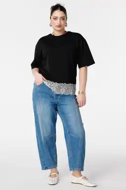 Wehkamp MS Mode T-shirt zwart aanbieding