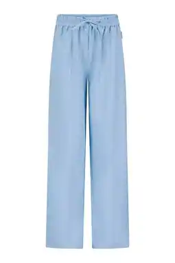 Wehkamp Retour Jeans wide leg casual broek lichtblauw aanbieding