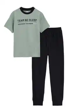 Wehkamp WE Fashion pyjama groen aanbieding