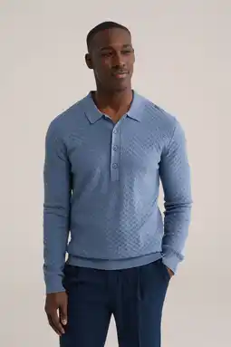 Wehkamp WE Fashion trui gebreid blauw aanbieding