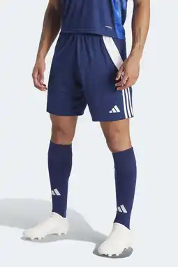 Wehkamp adidas Performance Senior sportshort Tiro 24 donkerblauw aanbieding